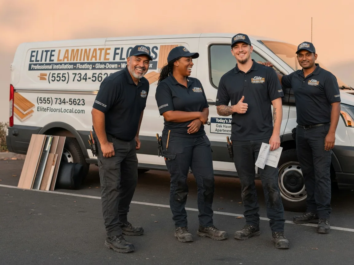 Laminate flooring installation company in Stroh, IN